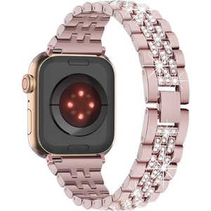 アローン AppleWatch41/40/38 ステンレスストーン1バンドピンク GRK-WS12PK アローン AppleWatch41/40/38 ステンレスストーン1バンドピンク GRK-WS12PK