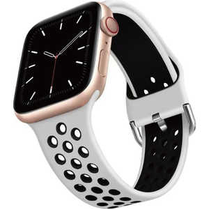 アローン AppleWatch49/45/44/42 スポーツ バンドホワイト GRK-WM12WH アローン AppleWatch49/45/44/42 スポーツ バンドホワイト GRK-WM12WH