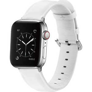 アローン AppleWatch49/45/44/42 レザー バンドホワイト GRK-WM11WH アローン AppleWatch49/45/44/42 レザー バンドホワイト GRK-WM11WH