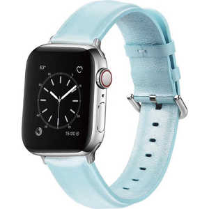 アローン AppleWatch49/45/44/42 レザー バンドライトブルー GRK-WM11LBL アローン AppleWatch49/45/44/42 レザー バンドライトブルー GRK-WM11LBL