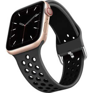 アローン AppleWatch41/40/38 スポーツ バンドブラック ALLONE GRK-WS15BK アローン AppleWatch41/40/38 スポーツ バンドブラック ALLONE GRK-WS15BK