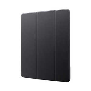 MSソリューションズ iPad 2020 (12.9inch) フラップケｰス｢Clear Note｣ ブラック LP-ITPL20CNTBK