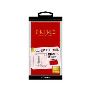 MSソリューションズ iPhone 12/12 Pro 6.1インチ対応 薄型PUレザーフラップケース PRIME レッド LP-IM20PRIRD