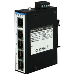 ダイヤトレンド Diatrend 産業用イーサネットスイッチングハブ 100Base-TXタイプ DEHTX5C
