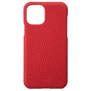 坂本ラヂヲ Shrunken-calf Leather Shell for iPhone 11 Pro 5.8インチ RED GSCSC-IP01RED