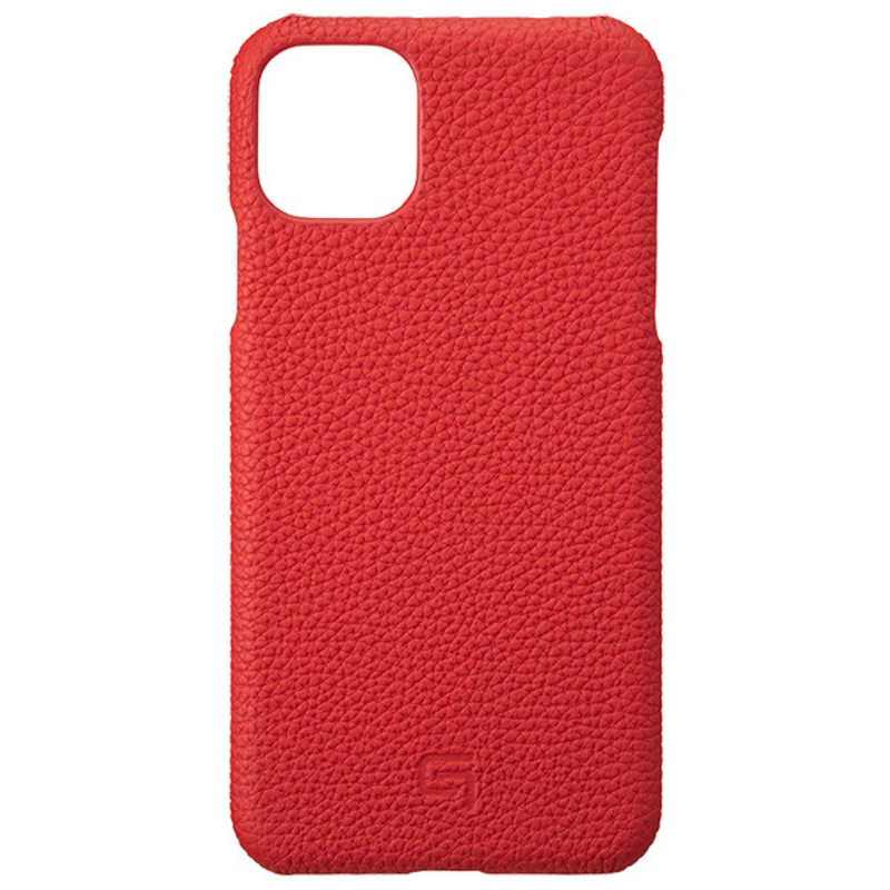 坂本ラヂヲ 坂本ラヂヲ Shrunken-calf Leather Shell for iPhone 11 Pro Max 6.5インチ RED GSCSC-IP03RED GSCSC-IP03RED