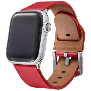 坂本ラヂヲ Genuine Leather Watchband for Apple Watch 5 4 3(44 42mm) GWBIGAW01RED(レット
