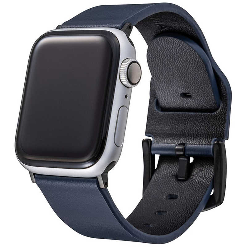 坂本ラヂヲ 坂本ラヂヲ Genuine Leather Watchband for Apple Watch 5 4 3(38 40mm) GWBIGAW02NVY(ネイヒ GWBIGAW02NVY(ネイヒ