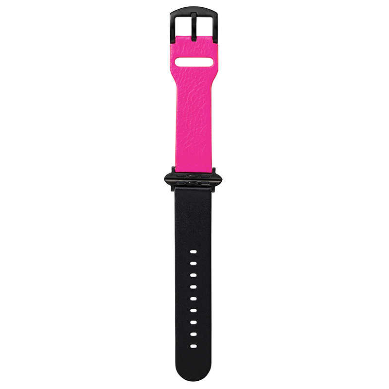 坂本ラヂヲ 坂本ラヂヲ AW (44 42mm)NEON ItalianGenuineLeather Watchband ピンク  