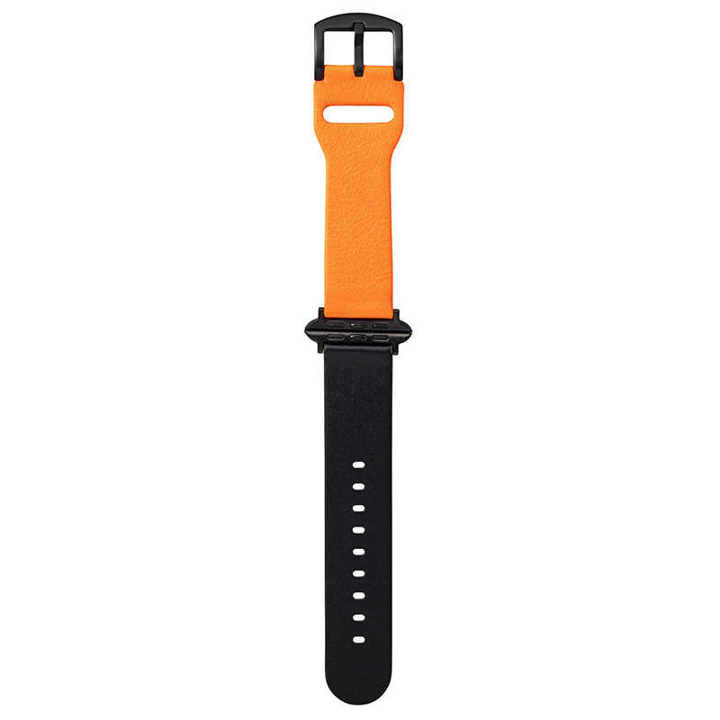 坂本ラヂヲ 坂本ラヂヲ AW (44 42mm)NEON ItalianGenuineLeather Watchband オレンジ  