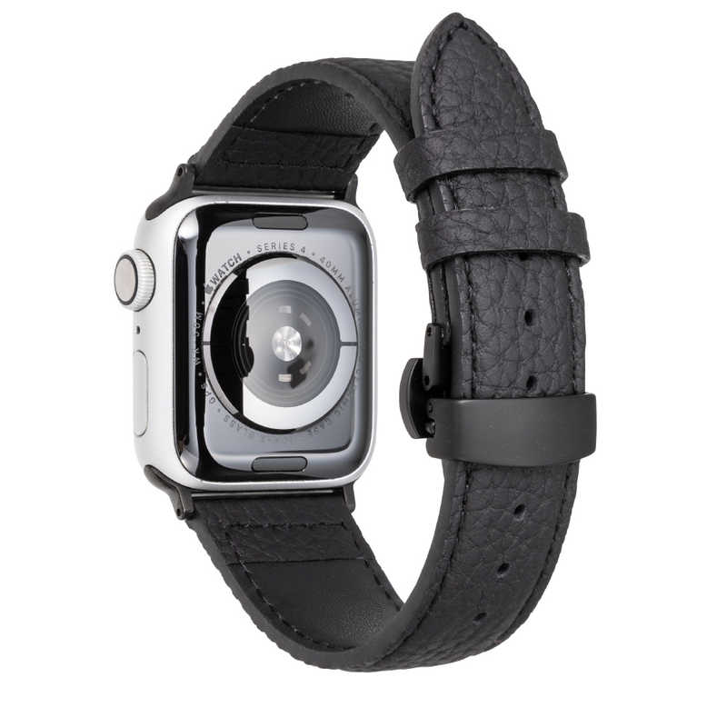坂本ラヂヲ 坂本ラヂヲ German Shrunken-calf Watchband for AW (44/42mm) ブラック  