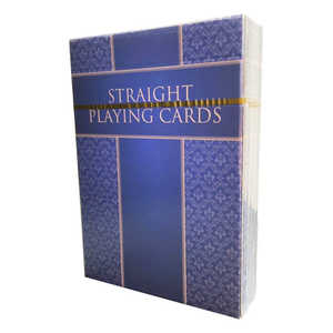 STRAIGHT PLAYING CAR Straight Playing Cards　青 
