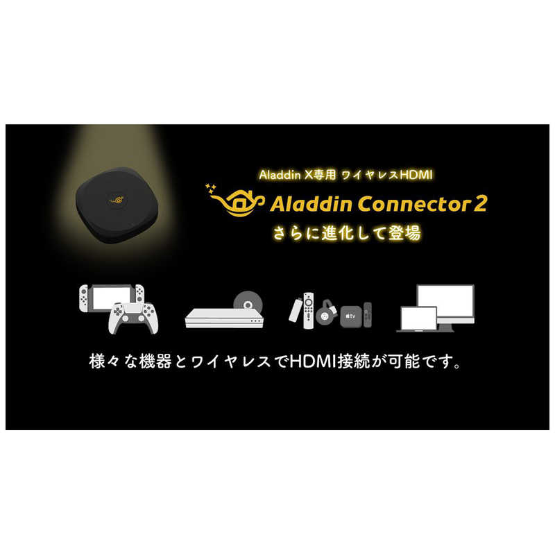 ALADDINX ALADDINX Aladdin X専用 ワイヤレスHDMI Aladdin Connector 2 Aladdin Connector 2 S004D S004D