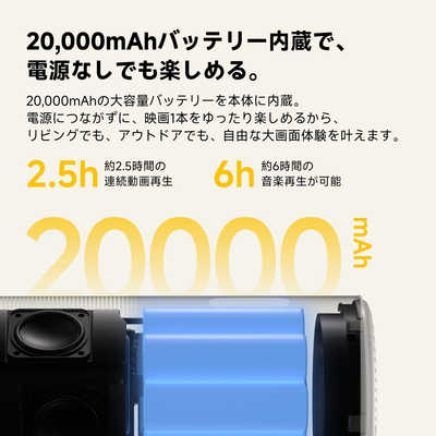 ALADDINX Aladdin Poca モバイルプロジェクター WK08K の通販