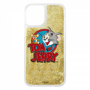 INGREM iPhone 12 mini 『トムとジェリー』 ラメ グリッターケース/ロゴ IJ-WP26LG1G/TJ006