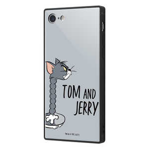 INGREM iPhone SE 第2世代 /8 /7 『トムとジェリー』 耐衝撃ケース KAKU トリプルハイブリッド/おかしなトム1 IQ-WP7K3B/TJ8