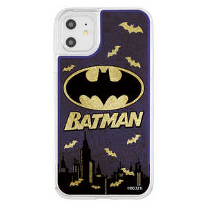 INGREM iPhone 11 / XR 『バットマン』ラメ グリッターケース バットマンロゴ IJ-WP21LG1G/BM5