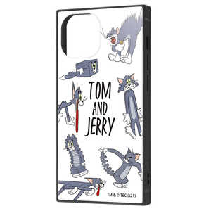 INGREM iPhone 13 mini 『トムとジェリー』耐衝撃ハイブリッドケース KAKU おかしなトム2 IQWP30K3TBTJ10