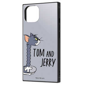 INGREM iPhone 13 『トムとジェリー』耐衝撃ハイブリッドケース KAKU おかしなトム1 IQWP31K3TBTJ8