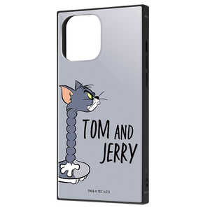 INGREM iPhone 13 Pro Max 『トムとジェリー』耐衝撃ハイブリッドケース KAKU おかしなトム1 IQWP33K3TBTJ8