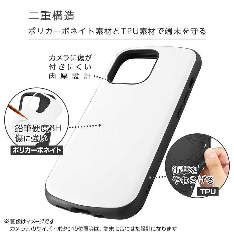 INGREM INGREM iPhone 13 耐衝撃ケース MiA-collection モダン/ブラウン IN-CP31AC4/MD1 IN-CP31AC4/MD1