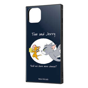 INGREM iPhone 14 Plus 『トムとジェリー』耐衝撃ハイブリッドケース KAKU トムとジェリー チーズ IQ-WP38K3TB/TJ21