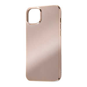 INGREM iPhone 14 Plus TPUソフトケース MIRROR/ピンクゴールド IN-P38HT2M/PGM