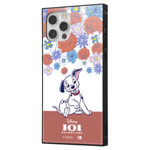 INGREM iPhone 12 12 Pro 「ディズニーキャラクター」 耐衝撃ハイブリッドケース KAKU 子犬 フラワー IQ-DP27K3TB/DL2