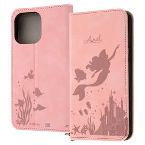 INGREM iPhone 14 Pro Max 『ディズニーキャラクター』耐衝撃 手帳型レザーケース Raffine アリエル モノトーン INDP39DML2AR7 INGREM iPhone 14 Pro Max 『ディズニーキャラクター』耐衝撃 手帳型レザーケース Raffine アリエル モノトーン INDP39DML2AR7