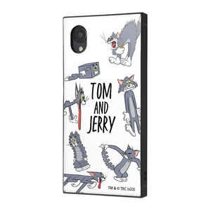 INGREM Galaxy A23 5G 『トムとジェリー』耐衝撃ハイブリッドケース おかしなトム2 IQWGA23K3TBTJ10