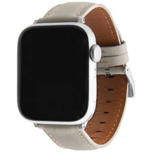 INGREM ܳץ쥶٥ Х 20mm/饤ȥ졼 (Apple Watch 45mm/44mm/49mm)б IS-AW44BT/LGR