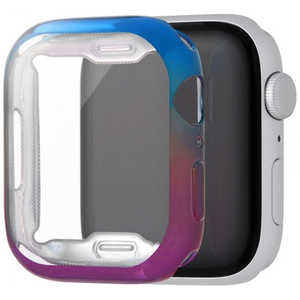 INGREM TPUソフトケース META グラデーションカラー/レインボー イングレム (Apple Watch Series 8/7 45mm/SE(第2/1世代) 44mm)対応 IS-AW45PFC6/MUL