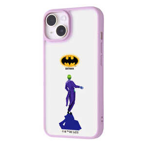INGREM iPhone 14 / 13 『バットマン』マットハイブリッドケース SHEER ジョーカー うしろ姿 IJWP36BS4WLDBM19