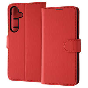 レイアウト Galaxy S24 Like standard 手帳型レザーケース シンプル マグネット/レッド RTGS24ELC1R レイアウト Galaxy S24 Like standard 手帳型レザーケース シンプル マグネット/レッド RTGS24ELC1R