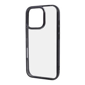 レイアウト iPhone 16 Pro(6.3インチ) 衝撃吸収 バンパー メタリック ハイブリッドケース/ ブラック RT-P47CC16/BM レイアウト iPhone 16 Pro(6.3インチ) 衝撃吸収 バンパー メタリック ハイブリッドケース/ ブラック RT-P47CC16/BM