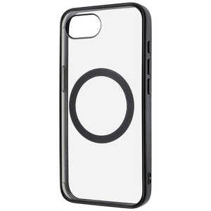レイアウト iPhone 16e Like standard MagSafe対応 マグネットアクセサリー対応 衝撃吸収 バンパー マット メタリック ハイブリッドケース/ ブラック RTP50MG3BM レイアウト iPhone 16e Like standard MagSafe対応 マグネットアクセサリー対応 衝撃吸収 バンパー マット メタリック ハイブリッドケース/ ブラック RTP50MG3BM