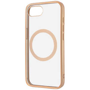 レイアウト iPhone 16e Like standard MagSafe対応 マグネットアクセサリー対応 衝撃吸収 バンパー マット メタリック ハイブリッドケース/ ピンクゴールド RTP5 レイアウト iPhone 16e Like standard MagSafe対応 マグネットアクセサリー対応 衝撃吸収 バンパー マット メタリック ハイブリッドケース/ ピンクゴールド RTP5