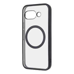 ���C�A�E�g Google Pixel 9a Like standard MagSafe�Ή� �}�O�l�b�g�A�N�Z�T���[�Ή� �Ռ��z�� �o���p�[ �}�b�g ���^���b�N �n�C�u���b�h�P�[�X / �u���b�N RT-G