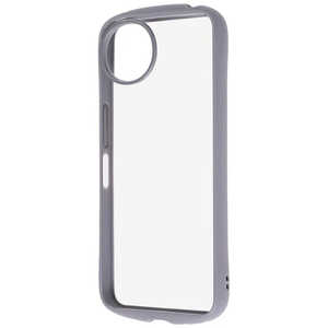 レイアウト AQUOS wish5 Puffull 耐衝撃 バンパー ハイブリッドケース グレー RT-AQL3CMD1/GR レイアウト AQUOS wish5 Puffull 耐衝撃 バンパー ハイブリッドケース グレー RT-AQL3CMD1/GR