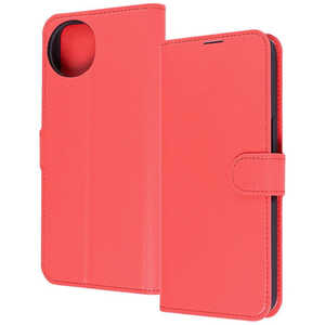 レイアウト AQUOS wish5 耐衝撃 手帳型レザーケース シンプル マグネット レッド RT-AQL3ELC1/R レイアウト AQUOS wish5 耐衝撃 手帳型レザーケース シンプル マグネット レッド RT-AQL3ELC1/R