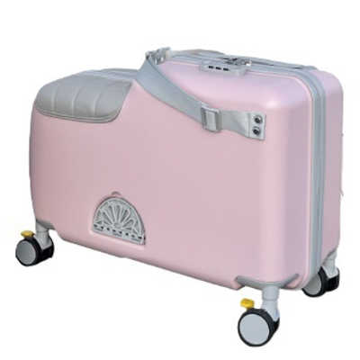 未使用品】子供が乗れるキャリーケース キッズトラベル Mサイズ