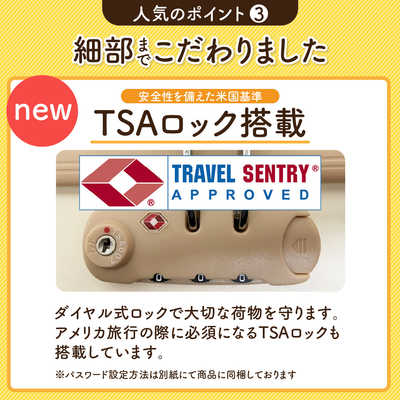 キッズトラベル NEWキッズトラベルmini  クリームベージュ キャリーケース キッズトラベル ミニ（機内持ち込みOK）｜旅行も空港も快適