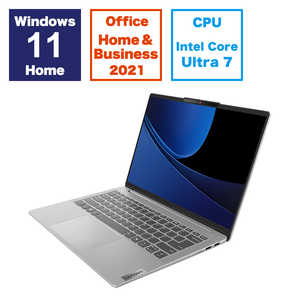 レノボジャパン　Lenovo ノートパソコン IdeaPad Slim 5i Gen 9 [14.0型 /Win11 Home /Core Ultra 7 /16GB /512GB /Office H&B]クラウドグレー 83DA001LJP