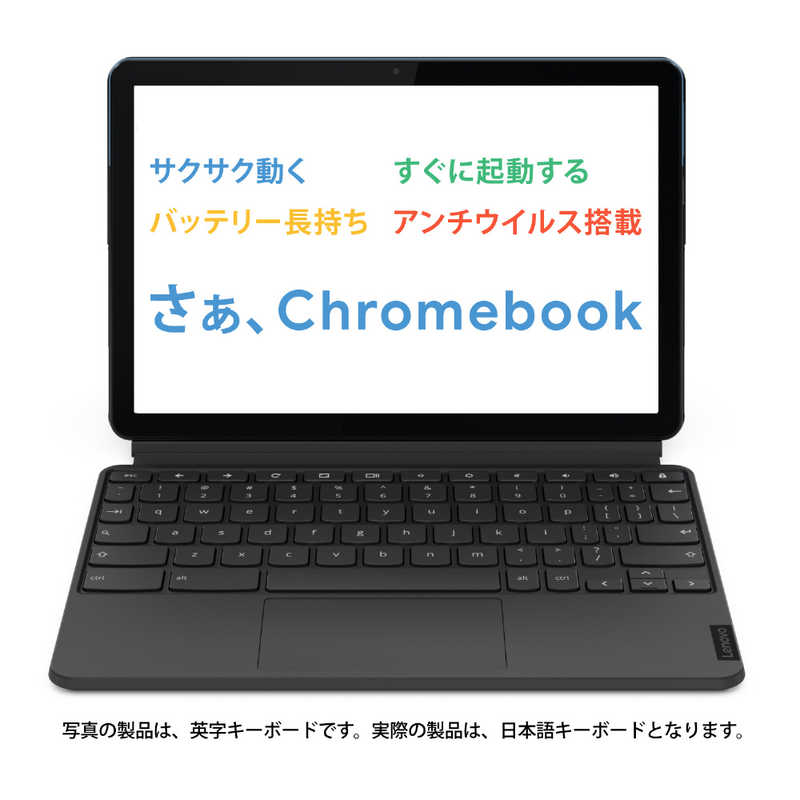 レノボジャパン　Lenovo レノボジャパン　Lenovo 【アウトレット】ノｰトパソコン IdeaPad Duet Chromebook 10.1型 セパレｰト型  ZA6F0038JP アイスブルｰ ZA6F0038JP アイスブルｰ