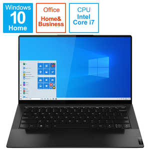 レノボジャパン　Lenovo ノートパソコン Yoga Slim 9 14ITL5 [14.0型 /4K対応 /Win10 Home /Core i7 /Office H&B /16GB /1TB] シャドーブラック 82D10006JP