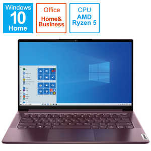 レノボジャパン　Lenovo ノートパソコン Yoga Slim 750 [14.0型 /Win10 Home /AMD Ryzen 5 /Office H&B /8GB /512GB] オーキッド 82A200DTJP