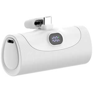 WST5000mAhoCobe[ WST mUSB Power DeliveryΉ /2|[gn WHITE WP035C-WH
