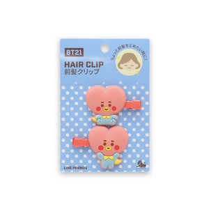 LINEFRIENDSJAPAN BT21前髪クリップ Ver.2 TATA BHDBT21TT
