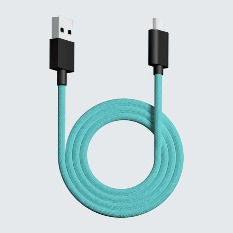Pwnage Pwnage 1.8m［USB-C ⇔ USB-A］ケーブル ウルトラカスタム Ergo用 ミント pw-usb-type-c-paracord-cable-mint pw-usb-type-c-paracord-cable-mint