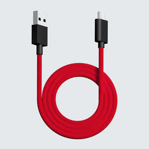 Pwnage ȥ饫 Ergo USB-C  USB-A֥ [1.8m] å pw-usb-type-c-paracord-cable-red